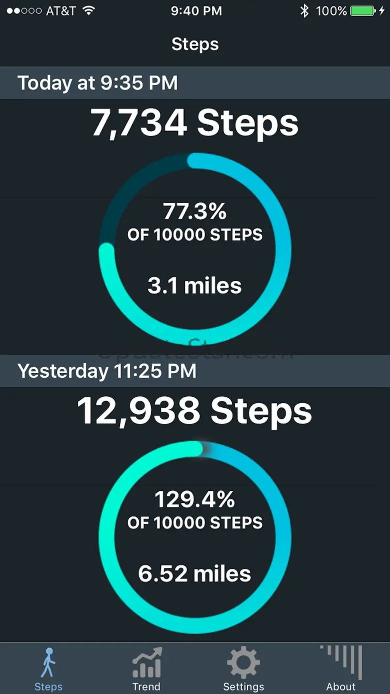Steps, The Pedometer App 1.5