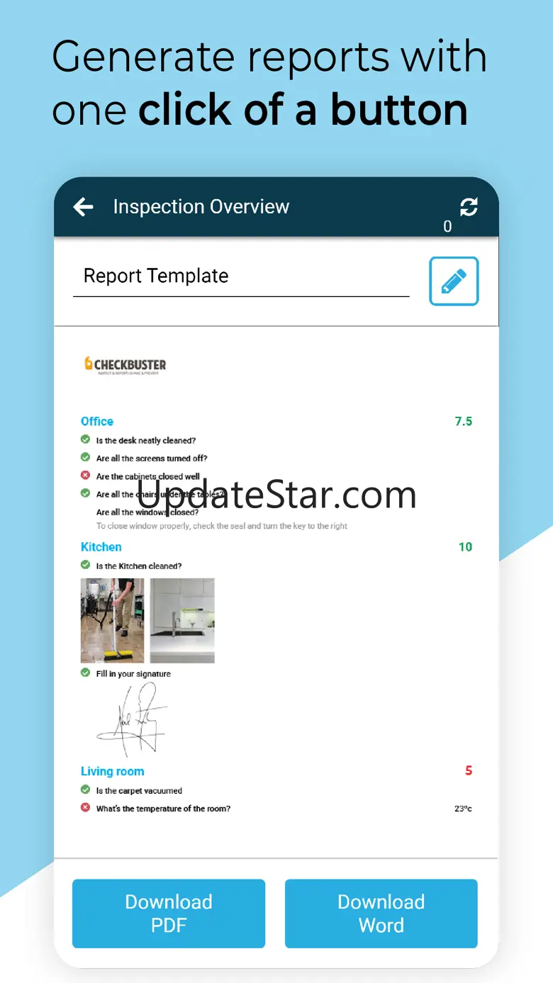 Inspection checklist audit app 3.206