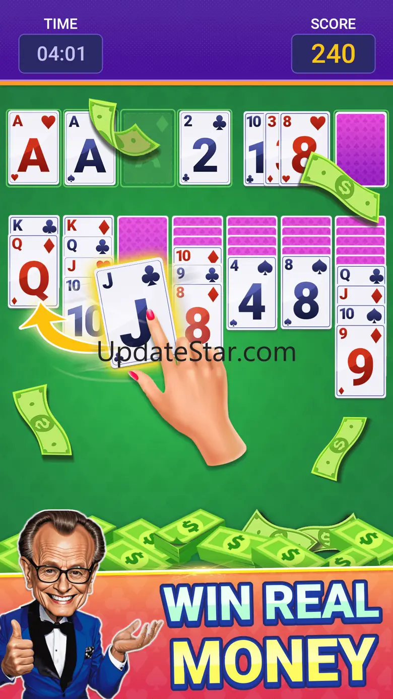Larry King Solitaire: Win Cash 1.4