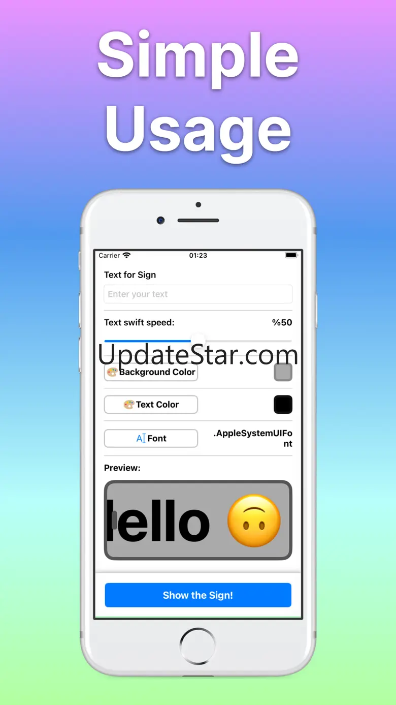 Flashing Sign 1.0.3
