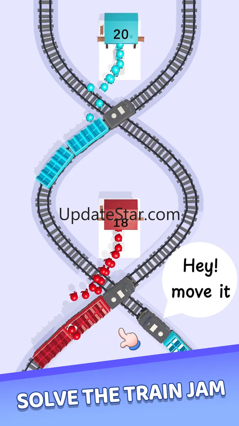 Train Jam Escape:Traffic 3D 2.0