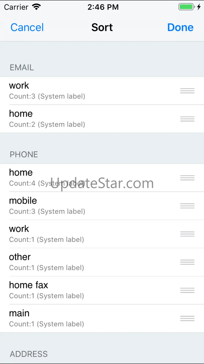 ContactSort 1.5.3