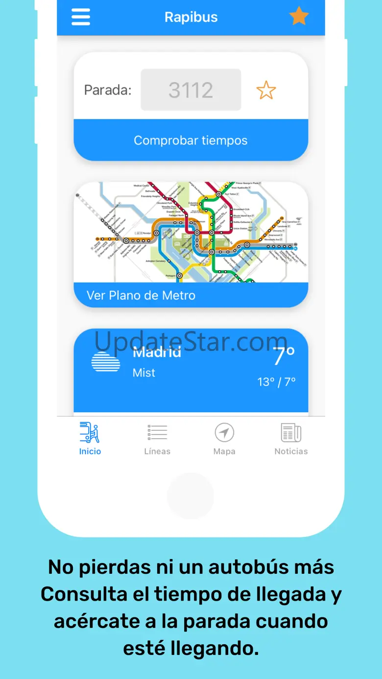 Rapibus Madrid - Next bus 4.1.1