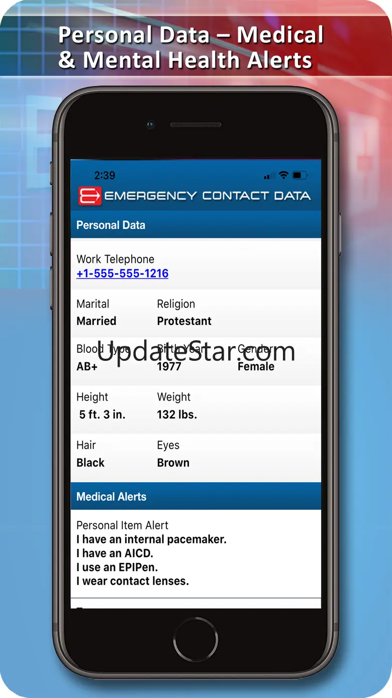 Emergency Contact Data 2.3.3