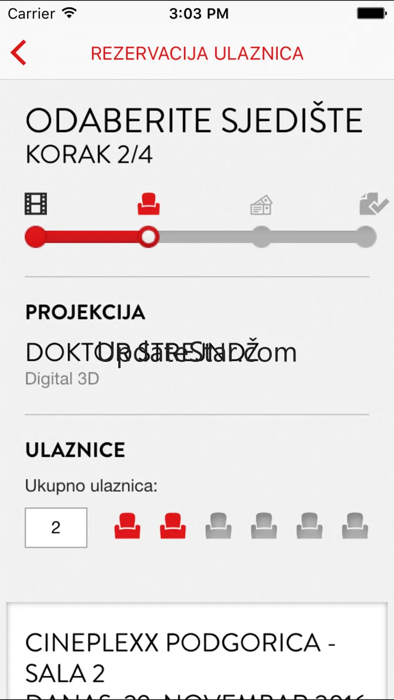 Cineplexx Crna Gora 3.8.0