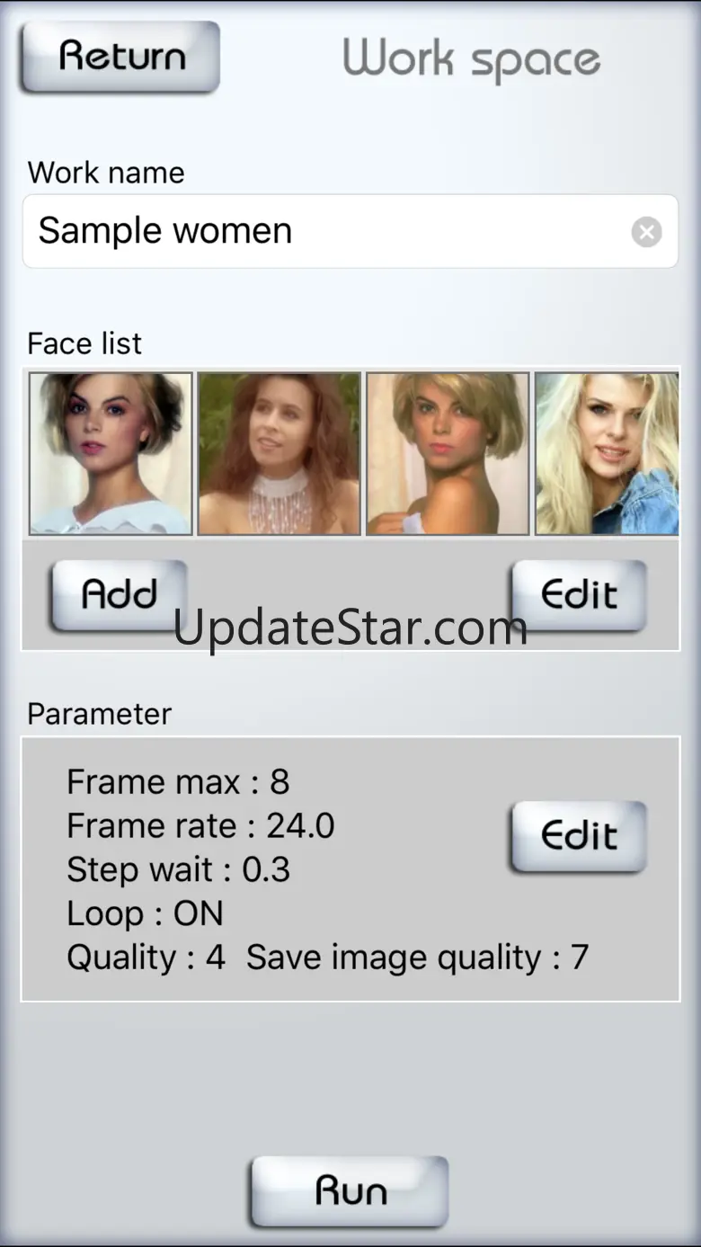 FaceMorph - face morphing 1.6