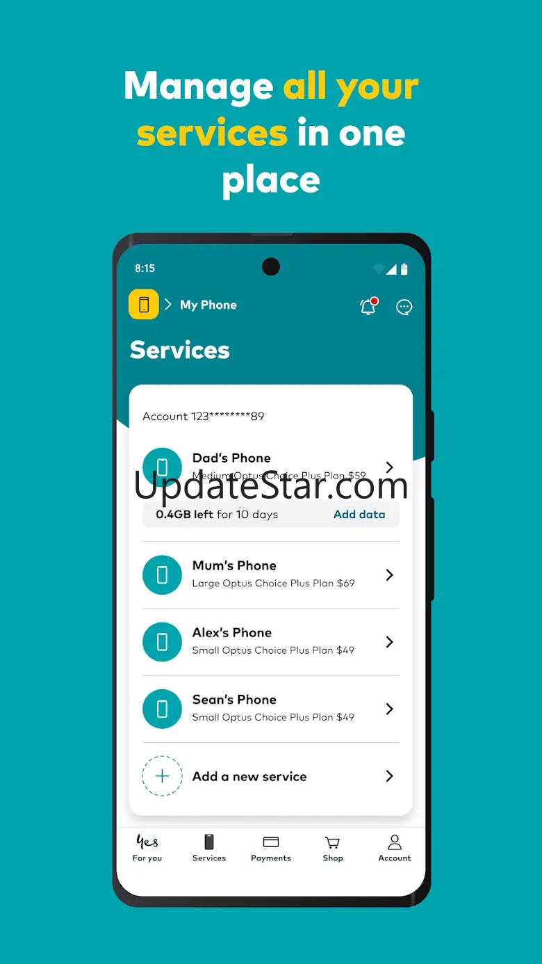 My Optus 10.10