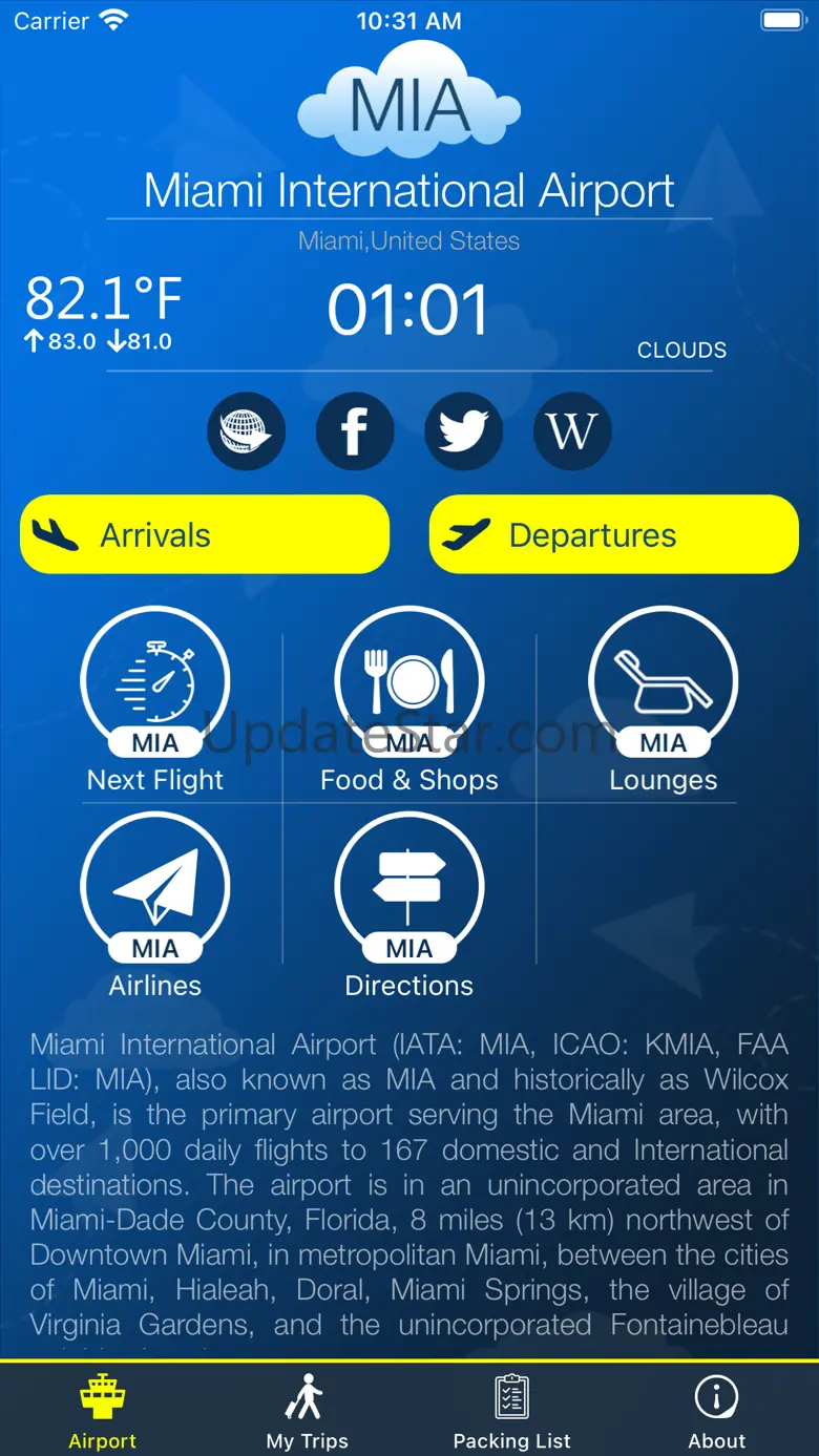 Miami Airport (MIA) + Radar 11.0