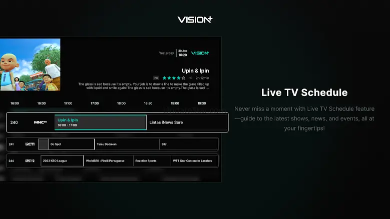 Vision+: Nonton TV & Streaming 1.9.3