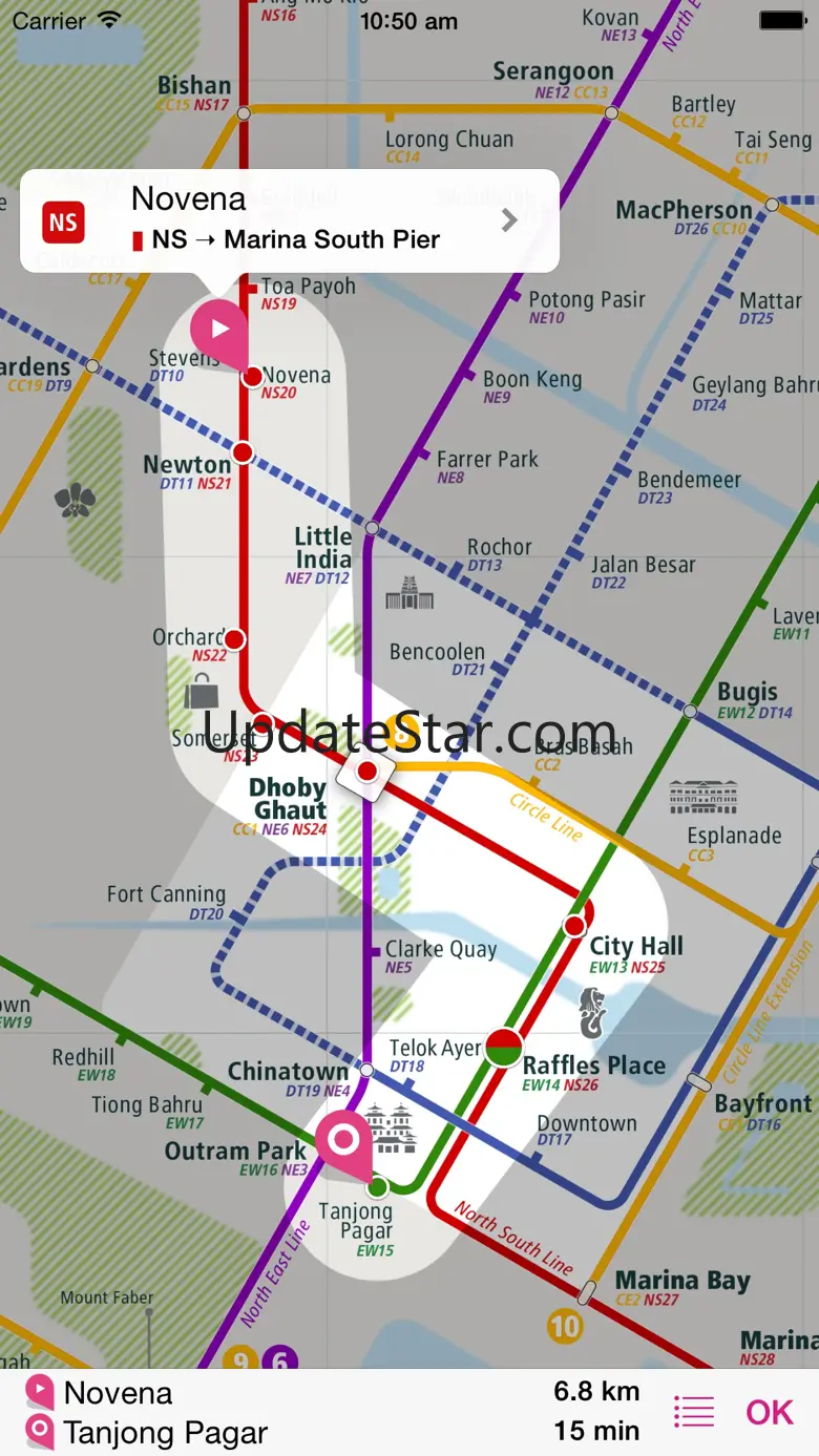 Singapore Rail Map Lite 5.5