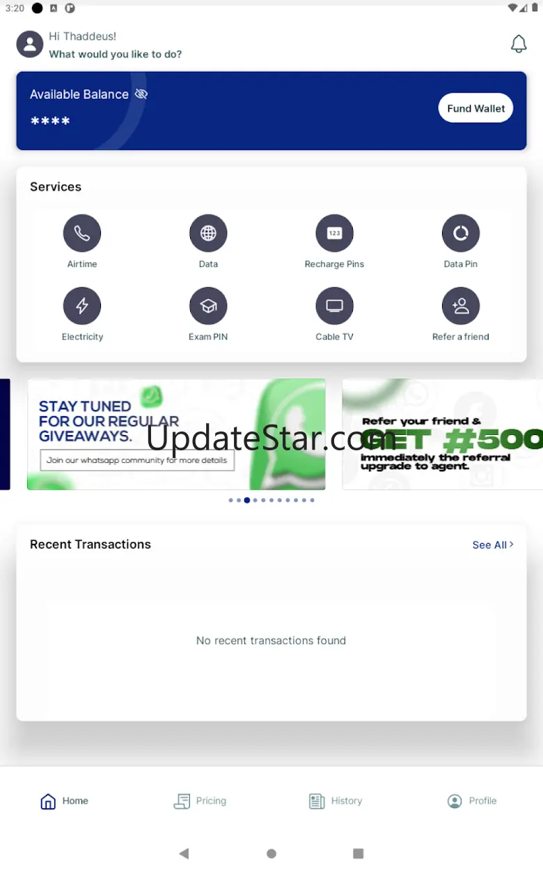 Sub2me: Cheap data all network 3.8