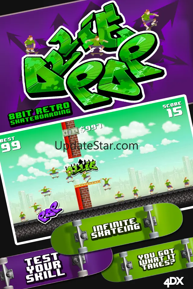 Ollie Pop - 8Bit Retro Skateboarding 1.0.1