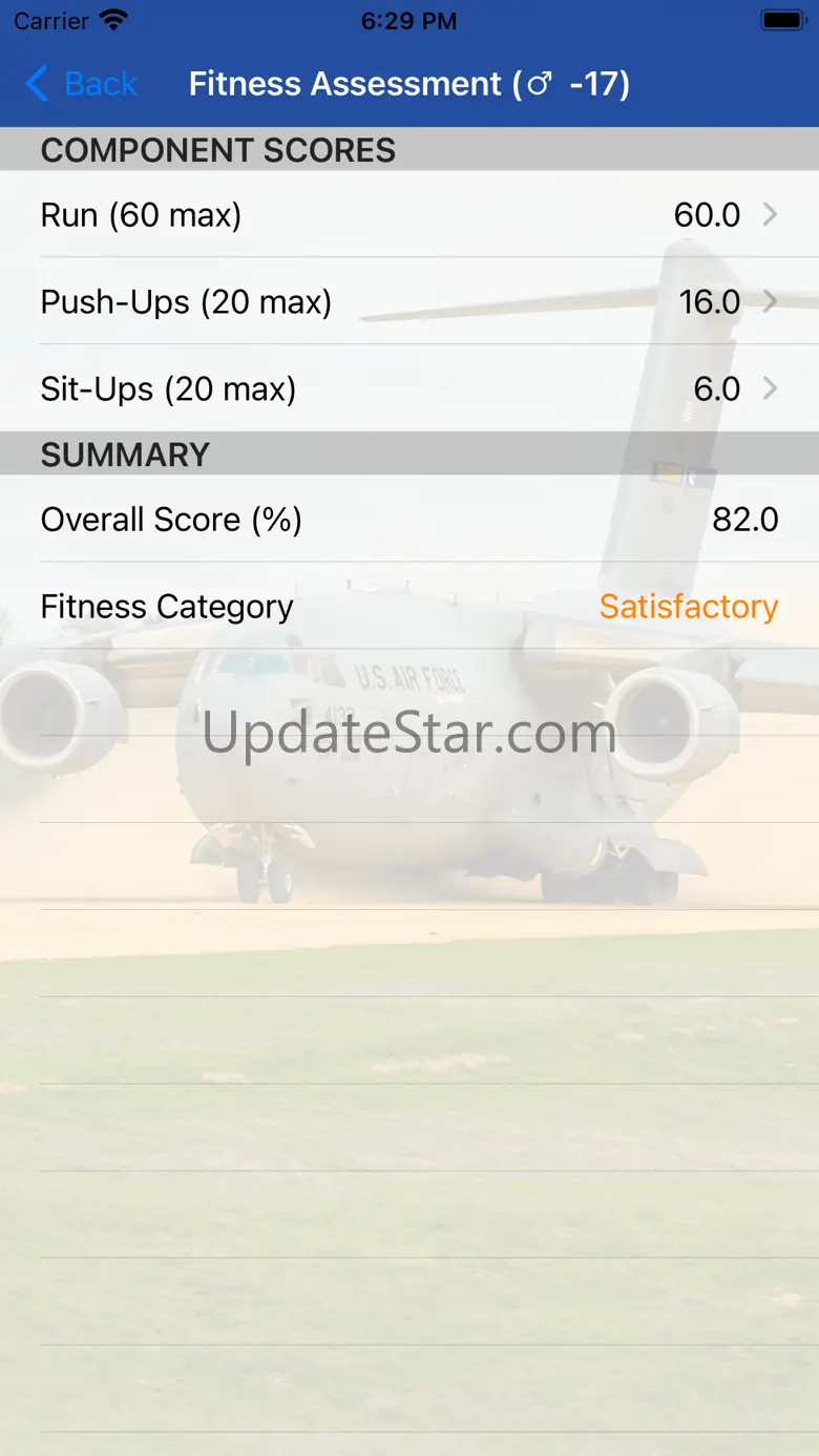 AF Fitness Assessment 1.8