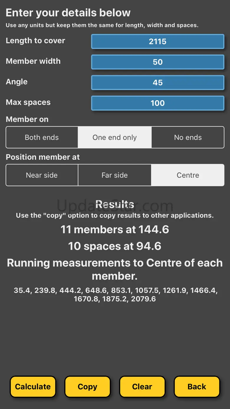 Baluster Post Space Calculator 3.0.0