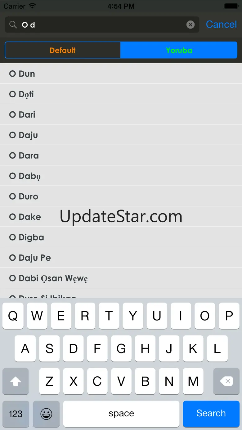 Yoruba dictionary 1.29