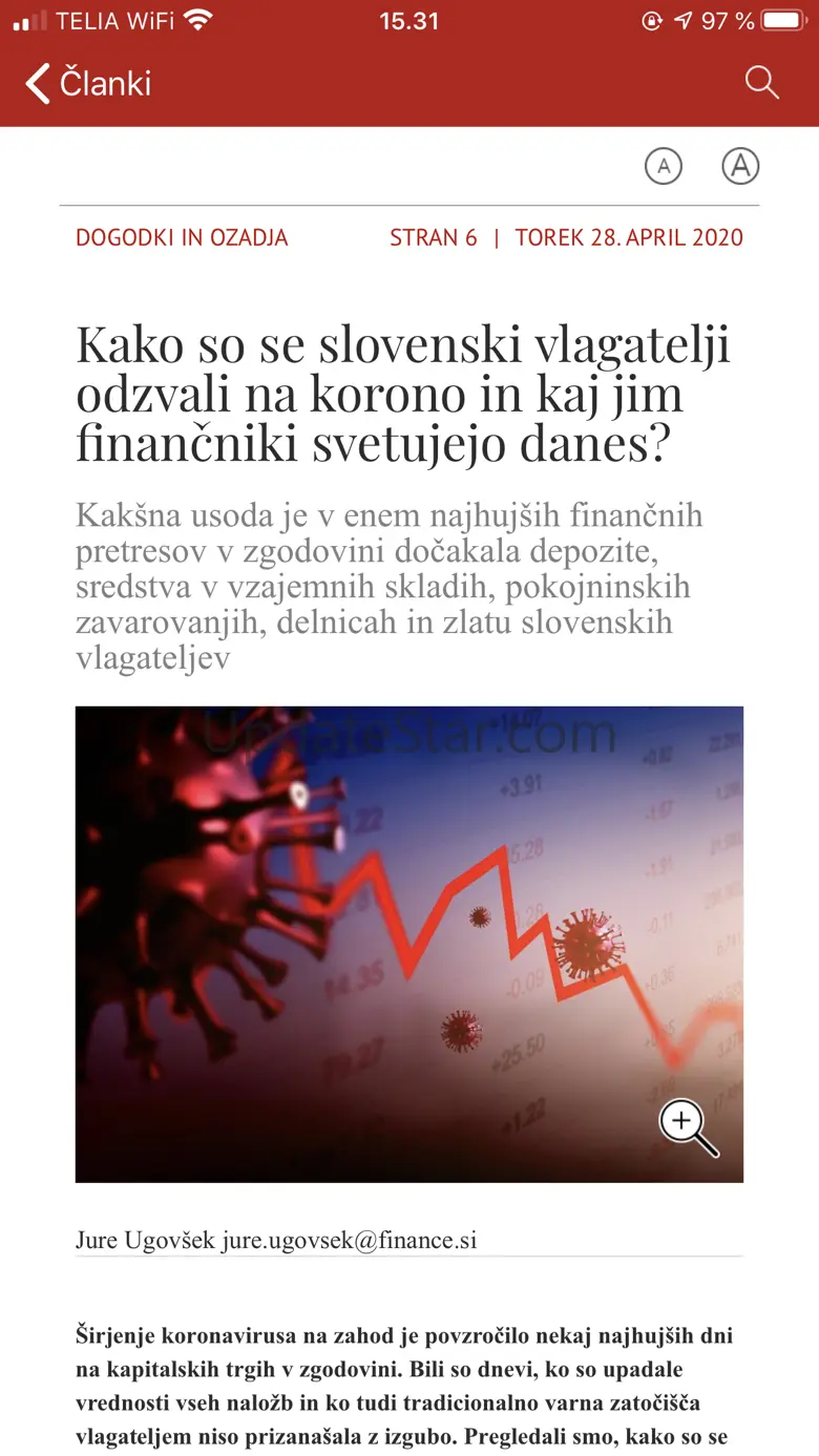 Poslovni dnevnik Finance iOS 3.6.0
