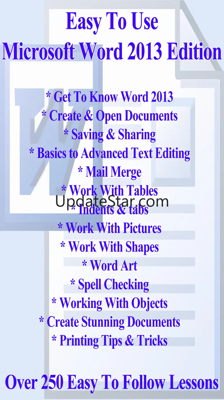 Easy To Use - Microsoft Word 2013 Edition 2.0