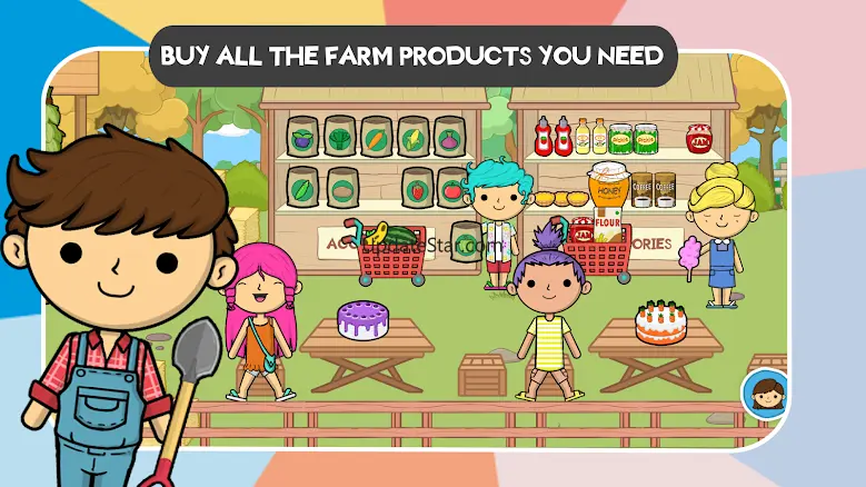 Lila's World:Farm Animal Games
