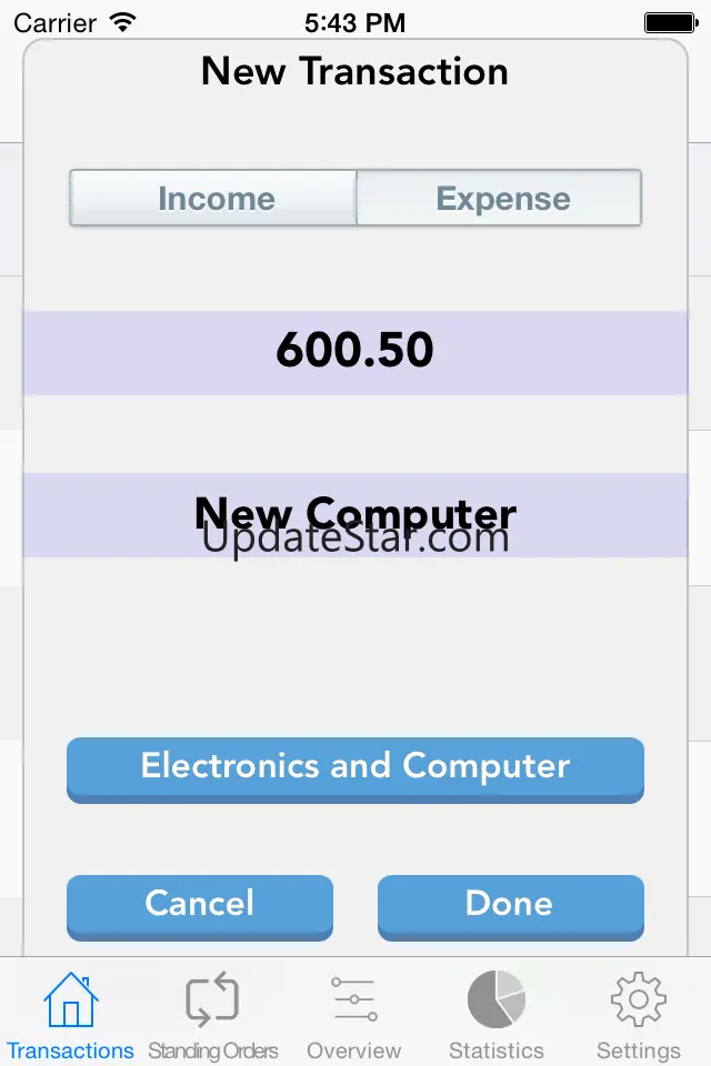 FamilyBudget with Sync 1.0