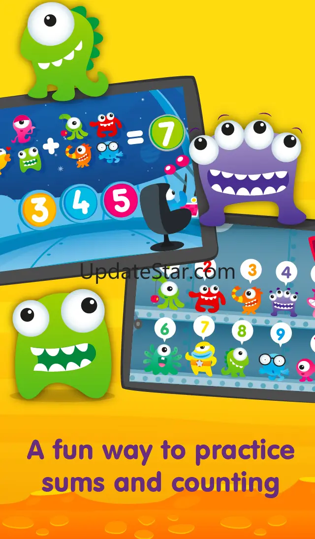 Aliens & Numbers - educational math games to simple learn counting, tracing & addition for kids and toddlers 1.3