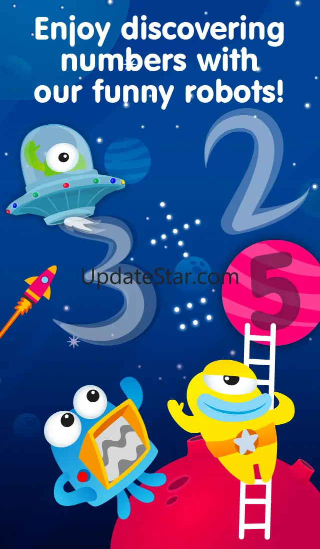 Aliens & Numbers - educational math games to simple learn counting, tracing & addition for kids and toddlers 1.3