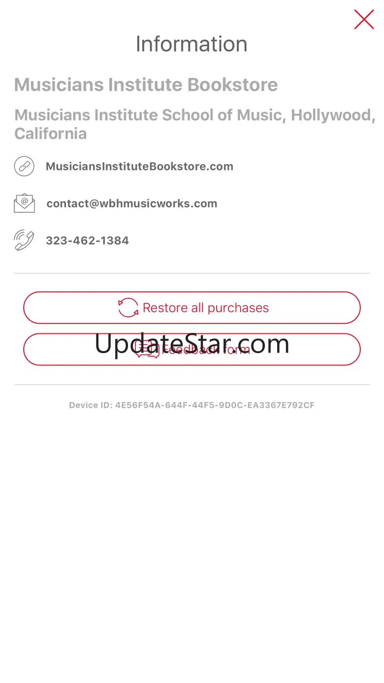 Musicians Institute Bookstore 4.7.0