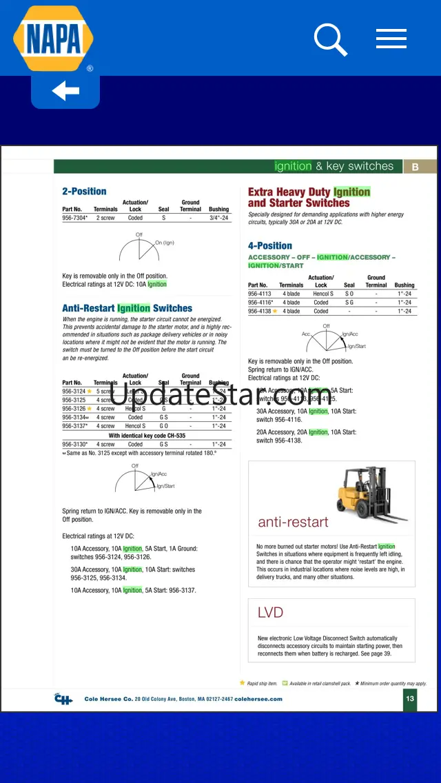 NAPA eRack 6.6.7