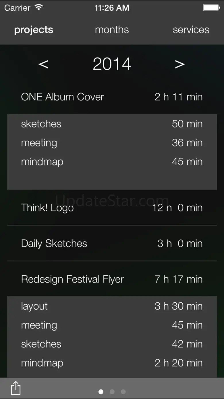 toglr - simple time logger 1.2