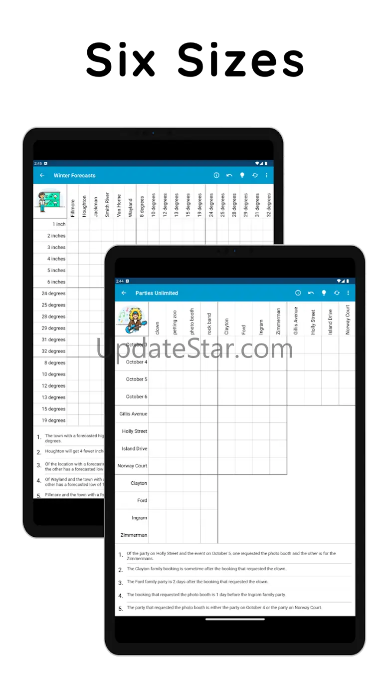 Logic Grid Puzzles: Brain Game 1.5.4