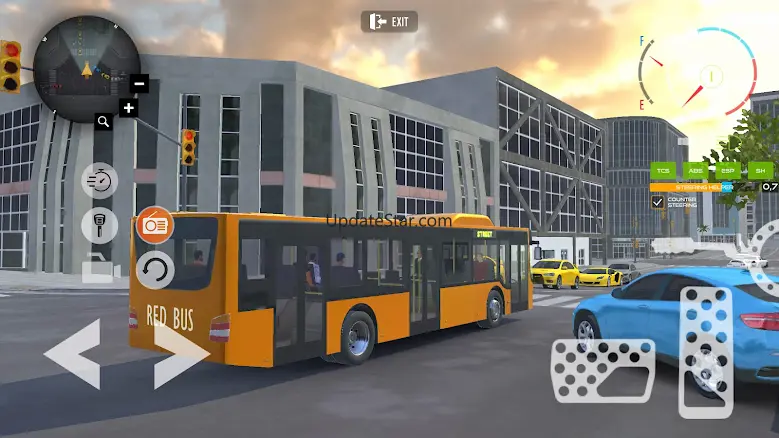 Red Bus Game Driving Simulator 8.0
