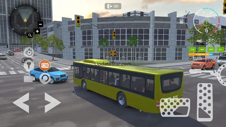 Red Bus Game Driving Simulator 8.0