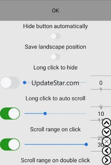 Always visible scroll button 1.90