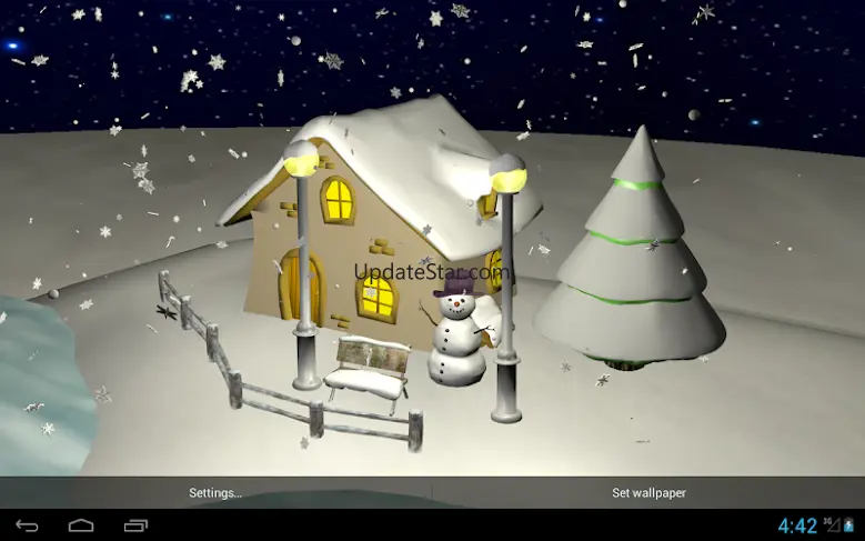 Snowfall 3D - Live Wallpaper 2.1