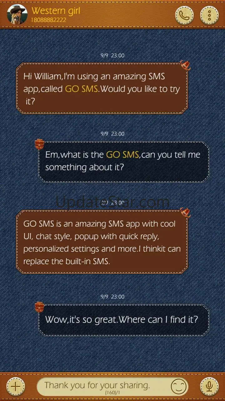GO SMS PRO WESTLIFE THEME 1.0