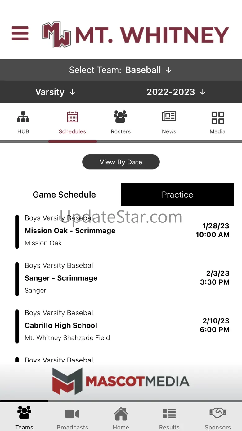 Mt. Whitney Pioneer Athletics 1.1.0
