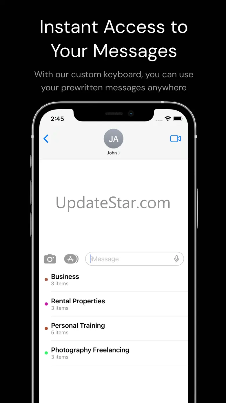 Fast Reply - Message Templates 1.0