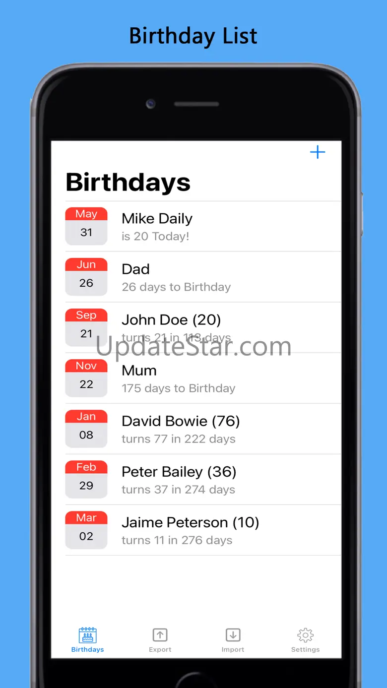 Birthday Reminder+ & Countdown 1.2