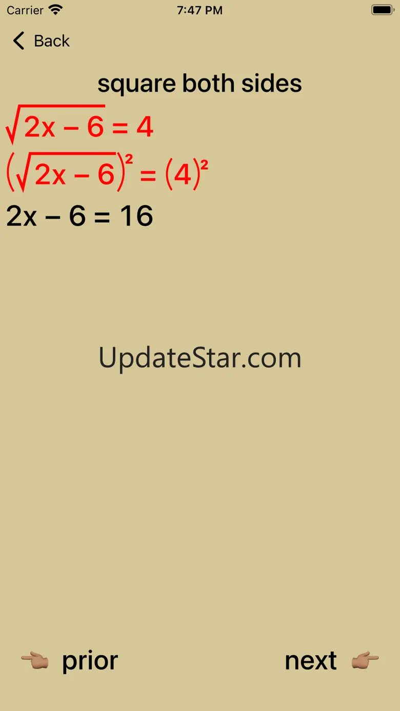 20/20 Radical Equations 7.9