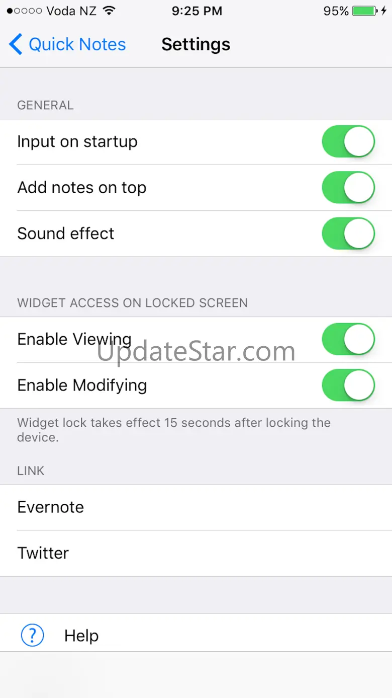 Quick Notes Widget 2.1.6