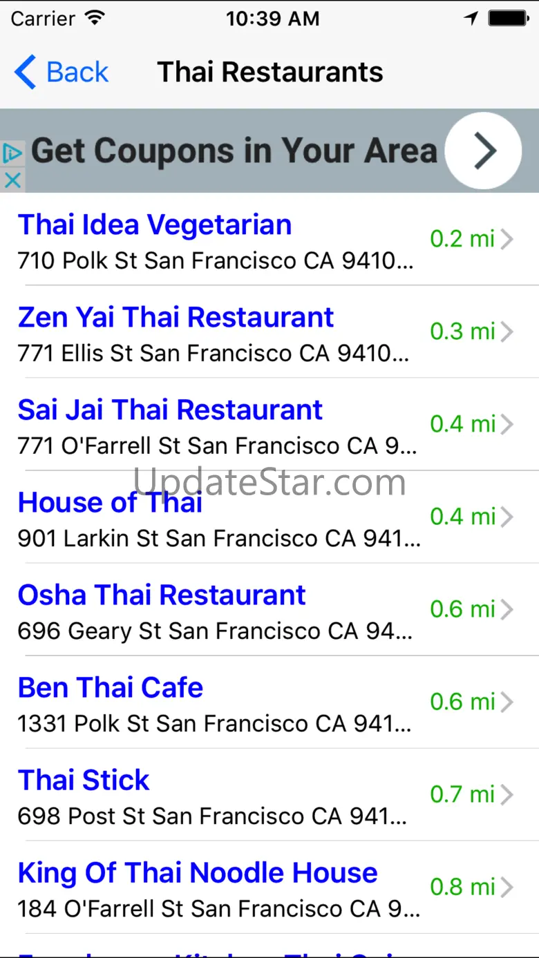Asian Food Restaurant Finder Nearby 2.0.1