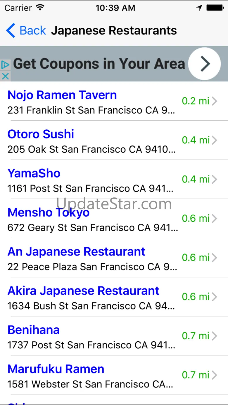 Asian Food Restaurant Finder Nearby 2.0.1