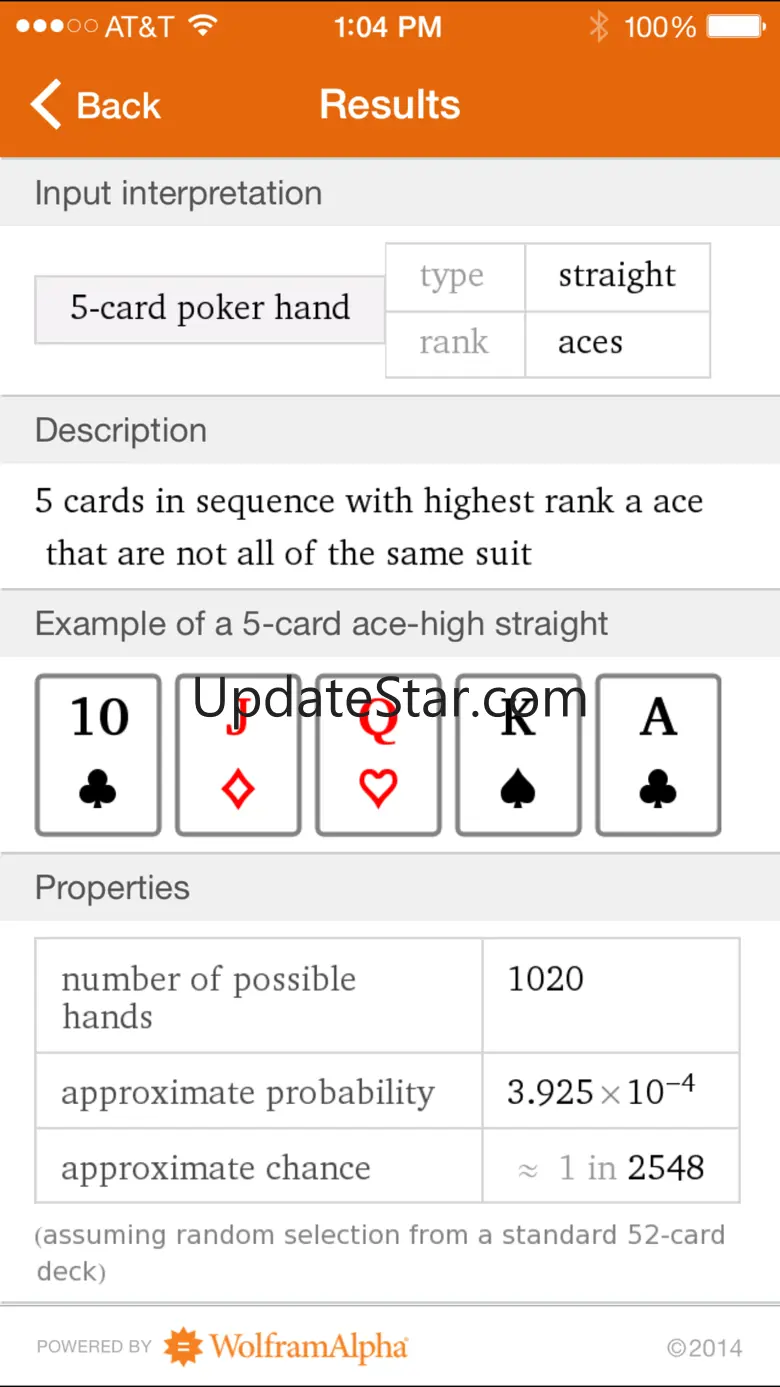 Wolfram Gaming Odds Reference App 1.3.1