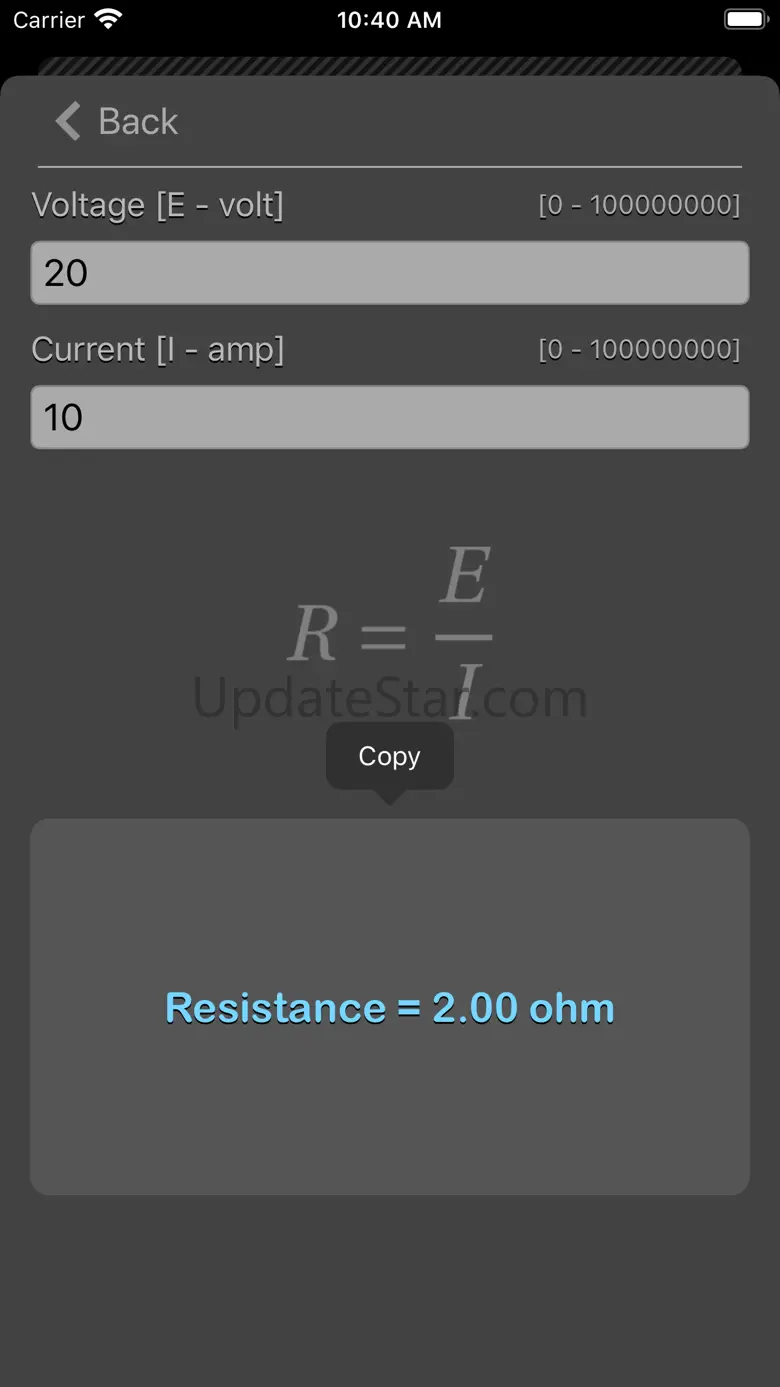 Ohm Law Calculator 1.8