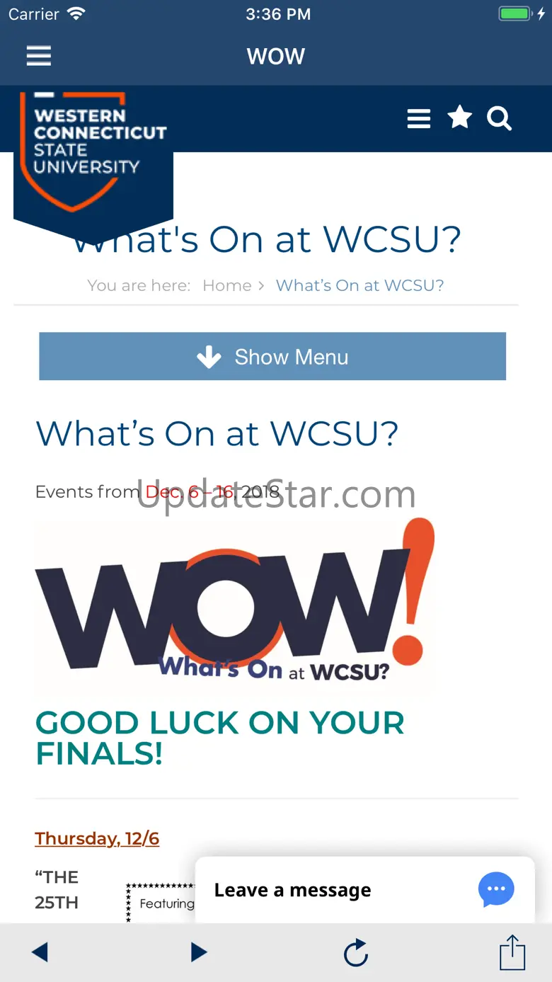 myWCSU 5.5.3