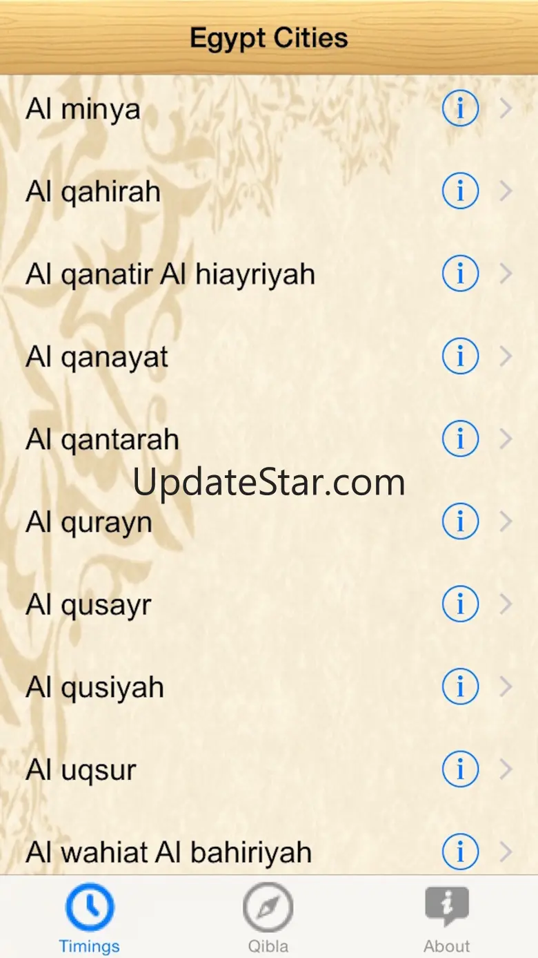 Egypt Prayer Timings 1.3