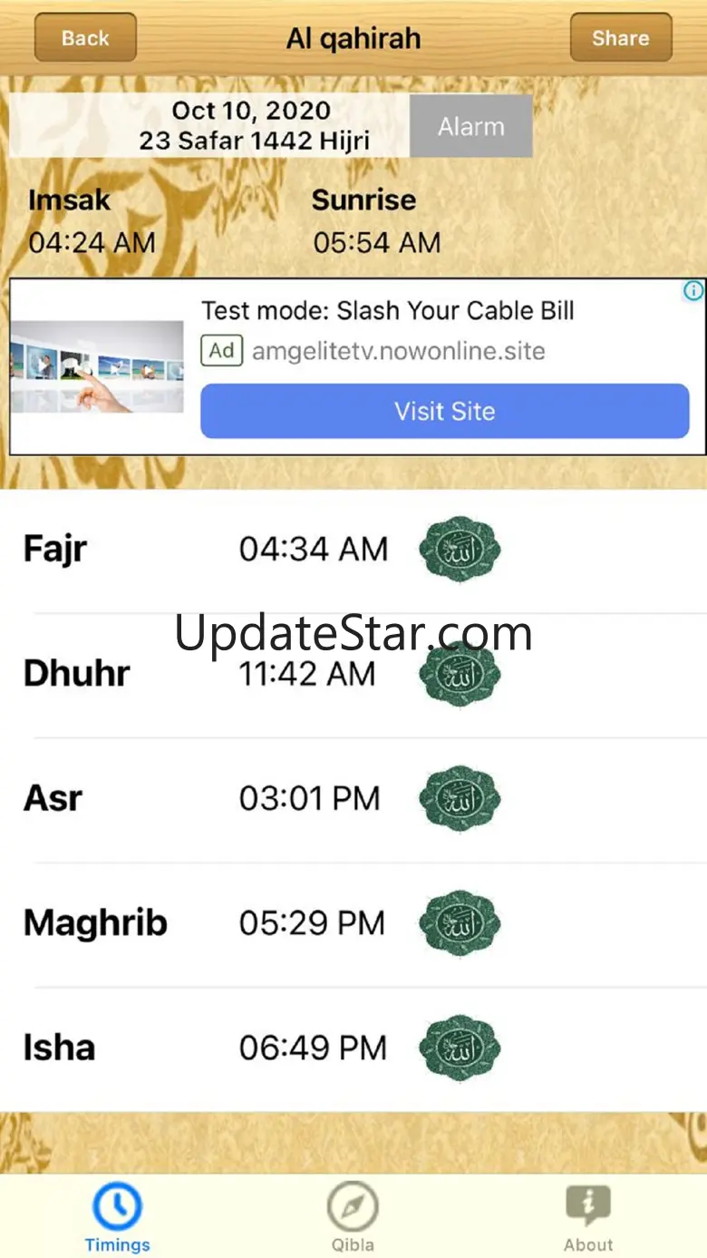 Egypt Prayer Timings 1.3