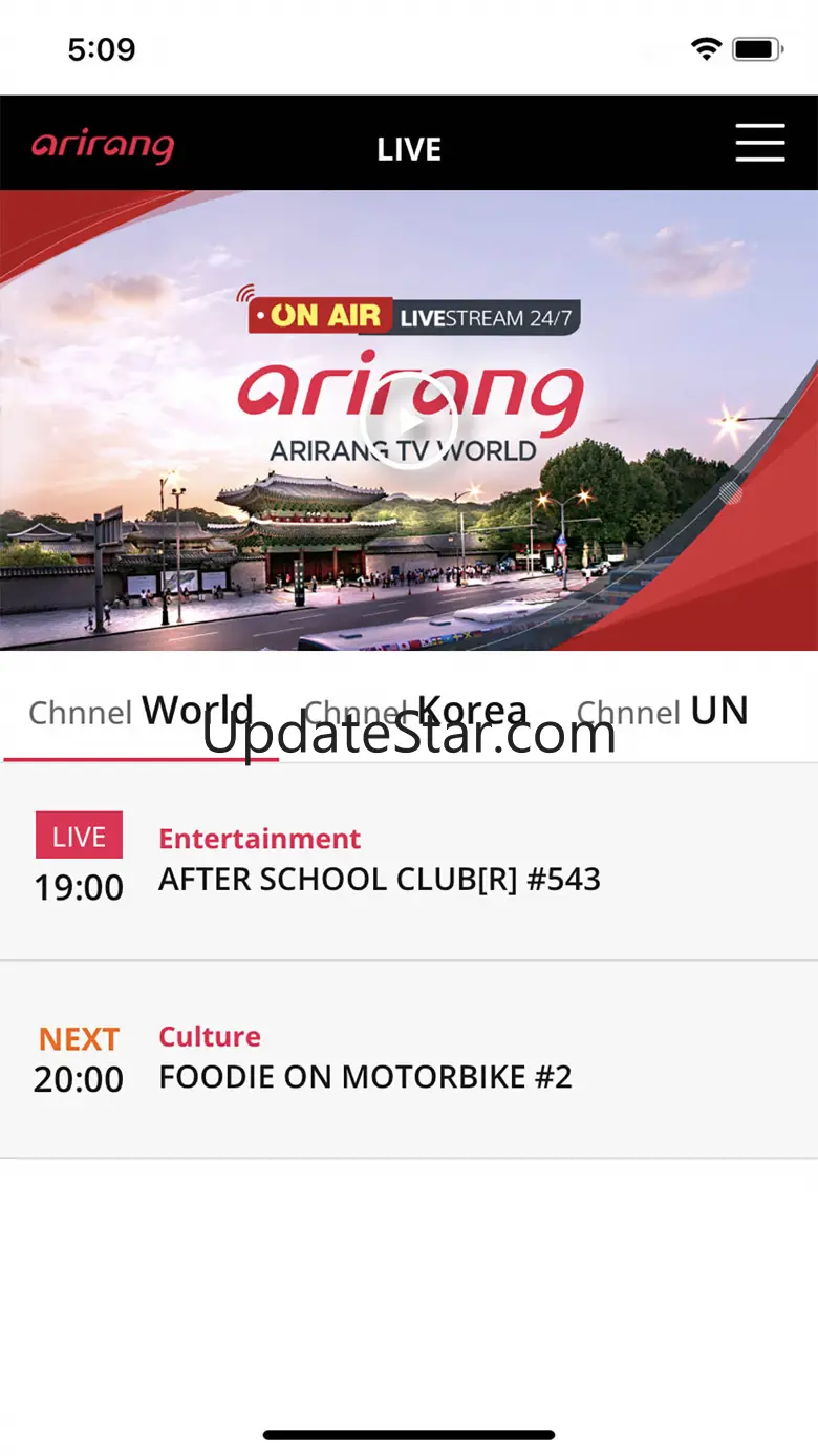 ArirangTV 5.0.1