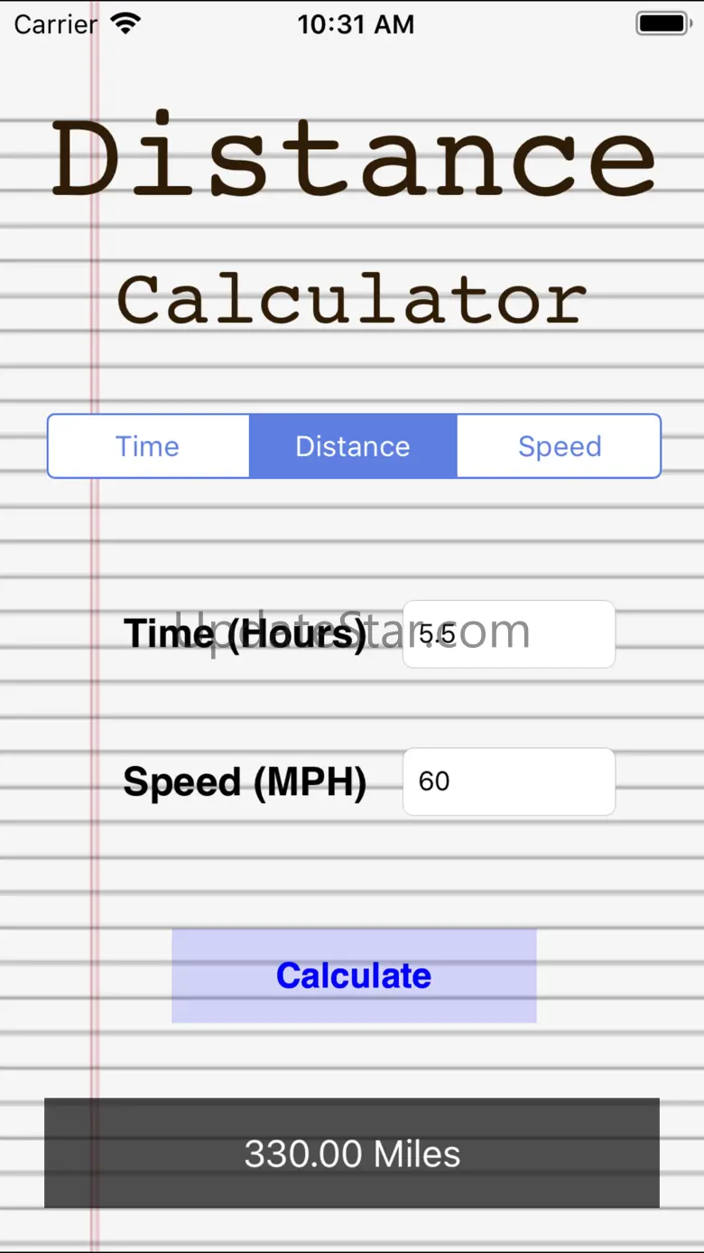Distance Speed Time Calculator 3.1