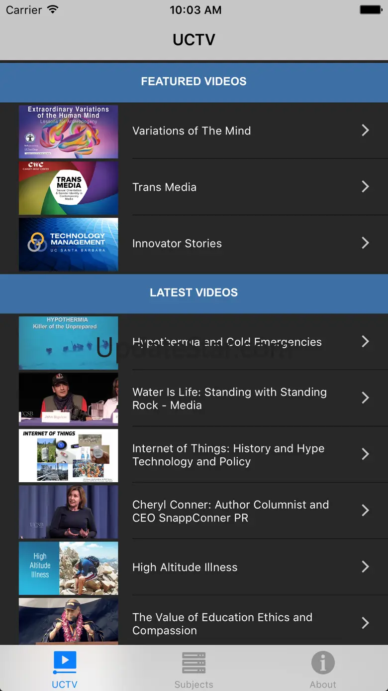 UCTV Videos and Podcasts 4.0