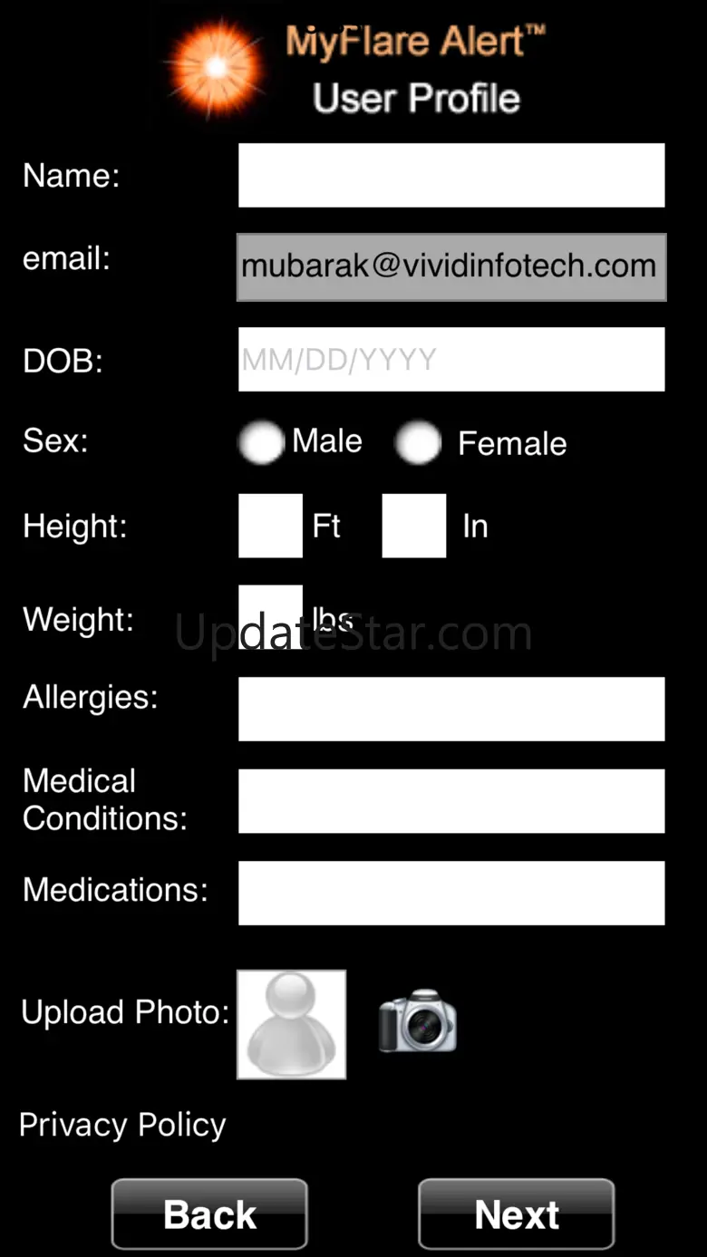 MyFlare Alert™ 4.00